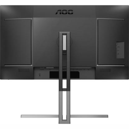 Premium monitor 27" AOC U27U3CV, 4K UHD, IPS, 60Hz, 4ms, 350cd/m2, pivot, zvočnici, črni