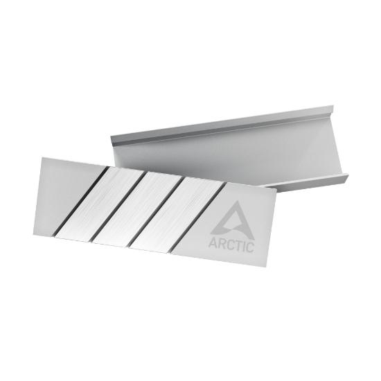 Hladilnik ARCTIC, pasivni za M.2 NVMe SSD, srebrni