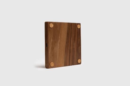 Brezžični polnilec TREED Dark Walnut Qi, 15W, MagSafe