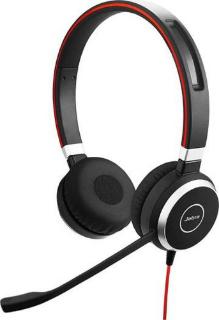 slušalke JABRA Evolve 40 UC, on-ear, Stereo, črne