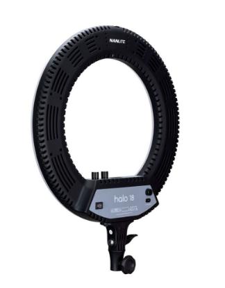 Svjetlosni prsten NANLITE Halo 18, torbica, promjer 45cm, crni