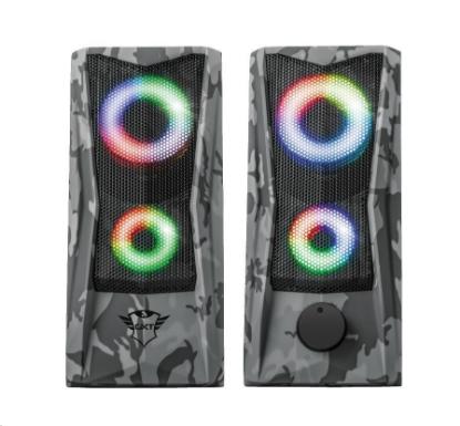Zvočnici TRUST GXT 608 JAVV RGB Illuminated, 2.0, 12W, črni