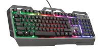 Tipkovnica TRUST GXT 856 Torac Gaming, USB, UK layout, črna