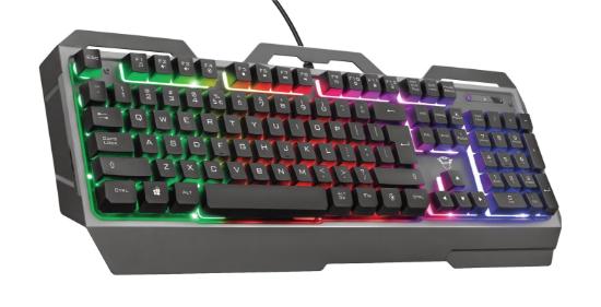 Tipkovnica TRUST GXT 856 Torac Gaming, USB, UK layout, črna