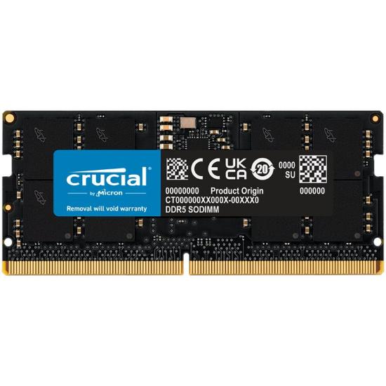 RAM pomnilnik SO-DIMM PC-44800, 16GB, CRUCIAL CT16G56C46S5, DDR5 5600MHz