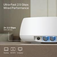 Router TP-LINK Deco BE25, BE3600, Whole Home Mesh Wi-Fi 7, Dual Band 2.4GHz/5GHz, 2×LAN, 2 komada