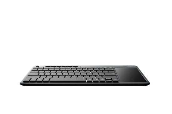 Tipkovnica RAPOO K2600, touchpad, brezžična, USB, črna