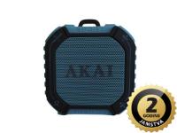 Prijenosni Bluetooth zvučnik AKAI ABTS-B7, 3W, FM, BT, microSD, vodootporan, baterija, plavi
