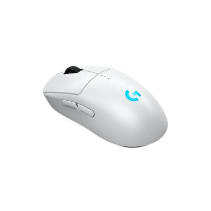 Miška LOGITECH Pro 2 Lightspeed, RGB, optični, brezžični, 32000dpi, beli