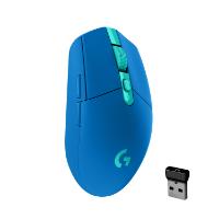 Miška Logitech Gaming G305 lightspeed, brezžični, optički, 12000dpi, modri, USB