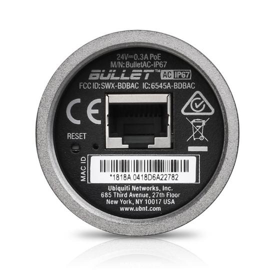 Access Point UBIQUITI Networks BULLETAC-IP67, 300Mbps, LAN, PoE, crni