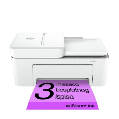 Multifunkcijski tiskalnik HP DeskJet 4220e, 588K4B, tiskalnik/skener/kopirni stroj, 1200dpi, Wi-Fi, USB, Instant Ink, beli