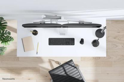 Stalak za monitor NEOMOUNTS DS75-450WH2 je stolni nosilec zasnovan za dva monitorja do 32