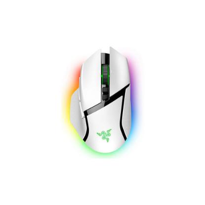 Miška RAZER Basilisk V# Pro, optični, 30000dpi, brezžični, USB, beli