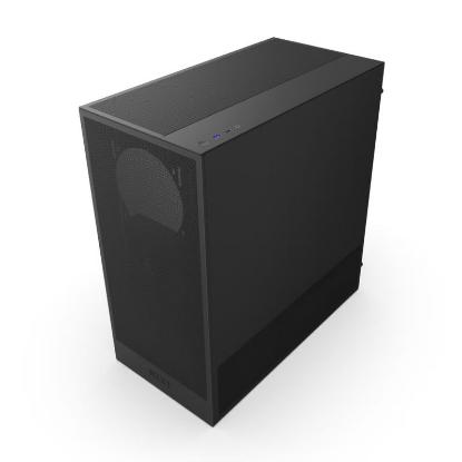 Ohišje NZXT H5 Flow 2024, MIDI, ATX, z oknom, črn, brez napajanja