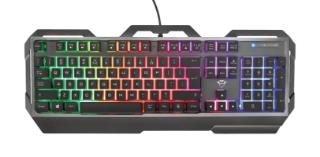 Tipkovnica TRUST GXT 856 Torac Gaming, USB, UK layout, črna
