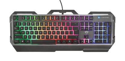 Tipkovnica TRUST GXT 856 Torac Gaming, USB, UK layout, črna
