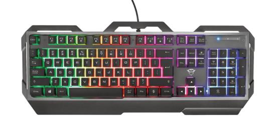 Tipkovnica TRUST GXT 856 Torac Gaming, USB, UK layout, črna