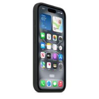 Ovitek APPLE Silicone Case, za iPhone 16, MagSafe, črni
