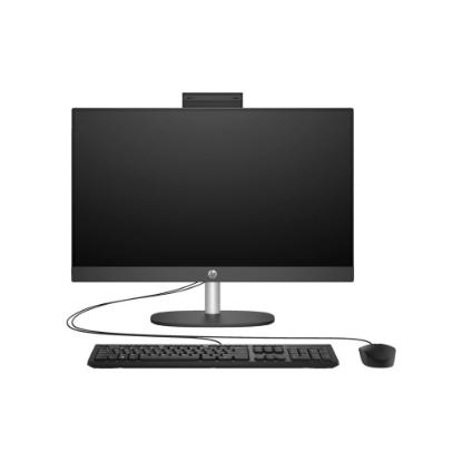 AiO HP ProOne 245 G10 A54ZTET / 23,8" FHD IPS, Ryzen 3 7320U, 8GB, 512GB SSD, AMD Radeon Graphics, WiFi, tipkovnica, miška, beez OS, črno