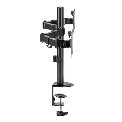 Stojalo za monitor SBOX LCD-352/2-2, namizno, do 32", za 2 monitora, črno