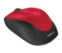 Miška Logitech M235, optični, brezžični, unifying receiver, rdeči, USB