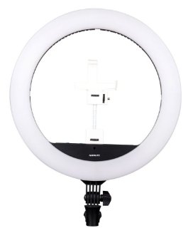 Svjetlosni prsten NANLITE Halo 16C, RGB, torbica, promjer 40cm, crni