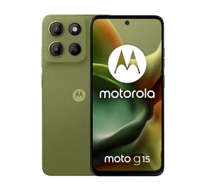 Smartphone MOTOROLA G15, 6,72", 8GB, 512GB, Android 15, zeleni