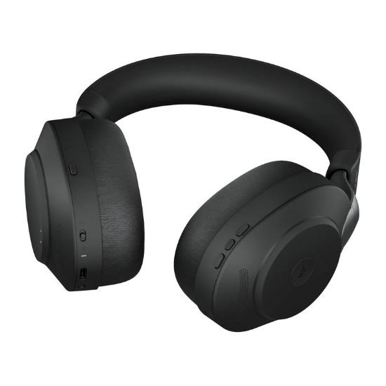 slušalke JABRA Evolve2 85 MS, Link380a, on-ear, Stereo, USB, BT, stalak, črne