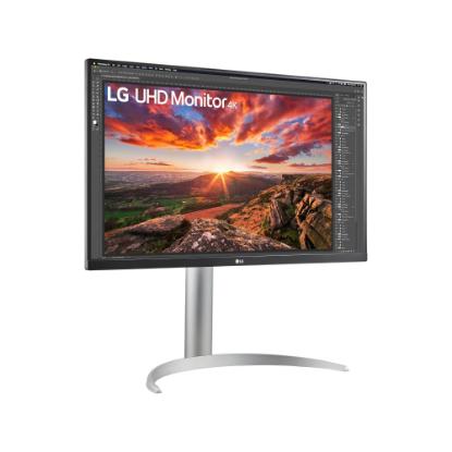 Monitor 27" LG UltraFine 27UP850K, 4K UHD, IPS, 60Hz, 5ms, 400cd/m2, FreeSync, pivot, zvočniki, srebrni