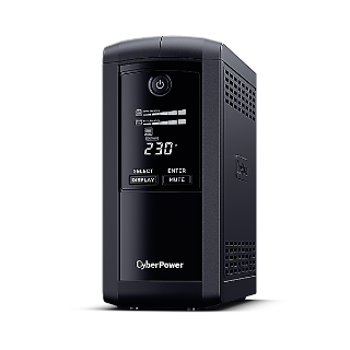 UPS CYBERPOWER VP1000ELCD, 1000VA/550W, line-int, šuko, USB