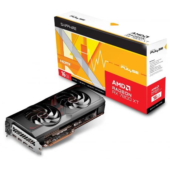 Grafična kartica SAPPHIRE Radeon RX 7800 XT Pulse, 16GB GDDR6