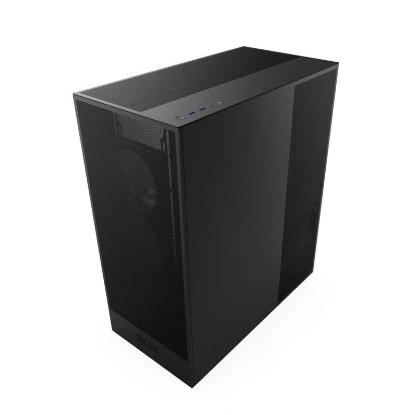 Ohišje NZXT H7 Flow RGB 2024, MIDI, E-ATX, okno, črno, brez napajanja