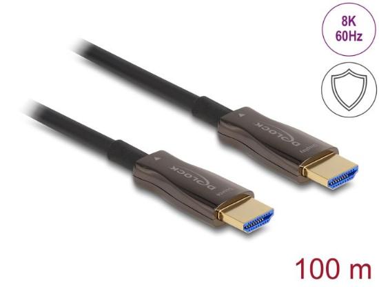 Kabel DELOCK, HDMI (M) na HDMI (M), 48 Gbps, 8K 60 Hz, 100m