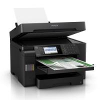 Multifunkcijski tiskalnik EPSON EcoTank L5150, tiskalnik/skener/kopirni stroj/faks, 4800 dpi, USB, LAN, Wi-Fi, črn