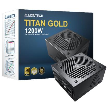 Napajalnik 1200W, MONTECH Titan Gold 1200, ATX, modularno, 135mm vent. 80+ Gold