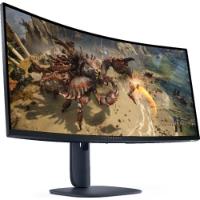 Gaming monitor 34" DELL ALIENWARE AW3425DWM, 4K UHD, IPS, 180Hz, 1ms, 400cd/m2, FreeSync, pivot, zakrivljeni, črn