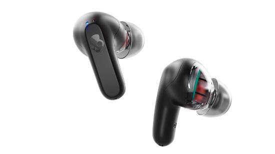 slušalke SKULLCANDY RAIL TRUE WIRELESS IN-EAR, brezžične, BT, in-ear, mikrofon, črne