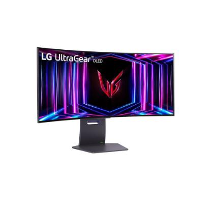 Gaming monitor 34" LG 34GS95QE-B.AEU, UWQHD, OLED, 240Hz, 1ms, 275cd/m2, G-Sync, FreeSync, pivot, ukrivljen. črni