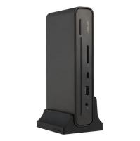 Docking postaja ASUS DC300, USB-C na USB-A, USB-C, DP, HDMI, LAN, črne barve