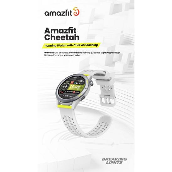 Pametna ura AMAZFIT Cheetah R, Pametna obvestila, sivi