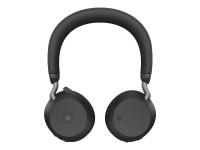 Slušalke JABRA Evolve2 75 Link380a MS, on-ear, stereo, USB-A, BT, črne
