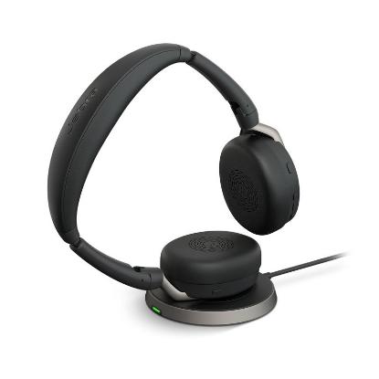 slušalke JABRA Evolve2 65 Flex MS, WLC bežično punjenje, Link380c, on-ear, Stereo, USB, BT, črne