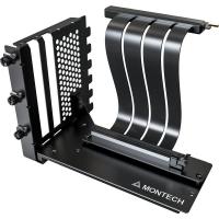 Nosilec za grafično kartico MONTECH Vertical GPU Mounting Kit, črni