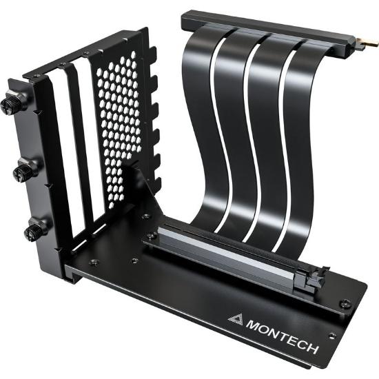 Nosilec za grafično kartico MONTECH Vertical GPU Mounting Kit, črni