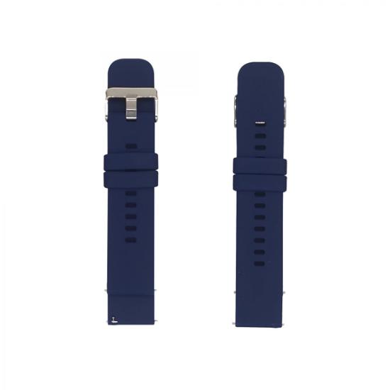 Pašček MEANIT za smartwatch, 22mm, modri