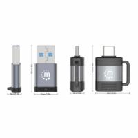 Adapter set MANHATTAN, USB-C (M) na USB-A (Ž) i USB-A (M) na USB-C (Ž)