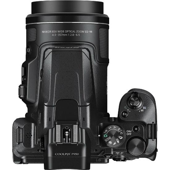 Digitalni fotoaparat NIKON Coolpix P950, 16 Mpixela, 83x optički zoom, 4K Ultra HD, WiFi, crni
