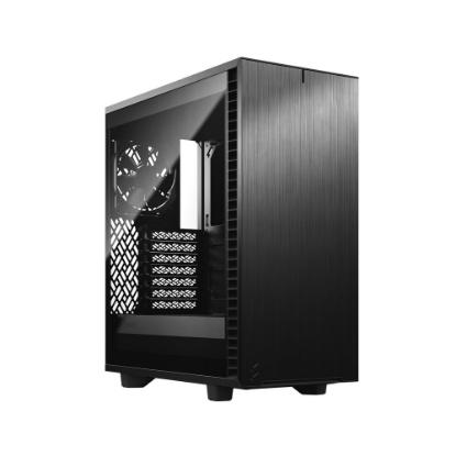 Ohišje FRACTAL DESIGN Define 7 Compact TG Light, ATX, črno, brez napajalnika