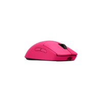Miška LOGITECH Pro 2 Lightspeed, RGB, optički, bežični, 32000dpi, rozi